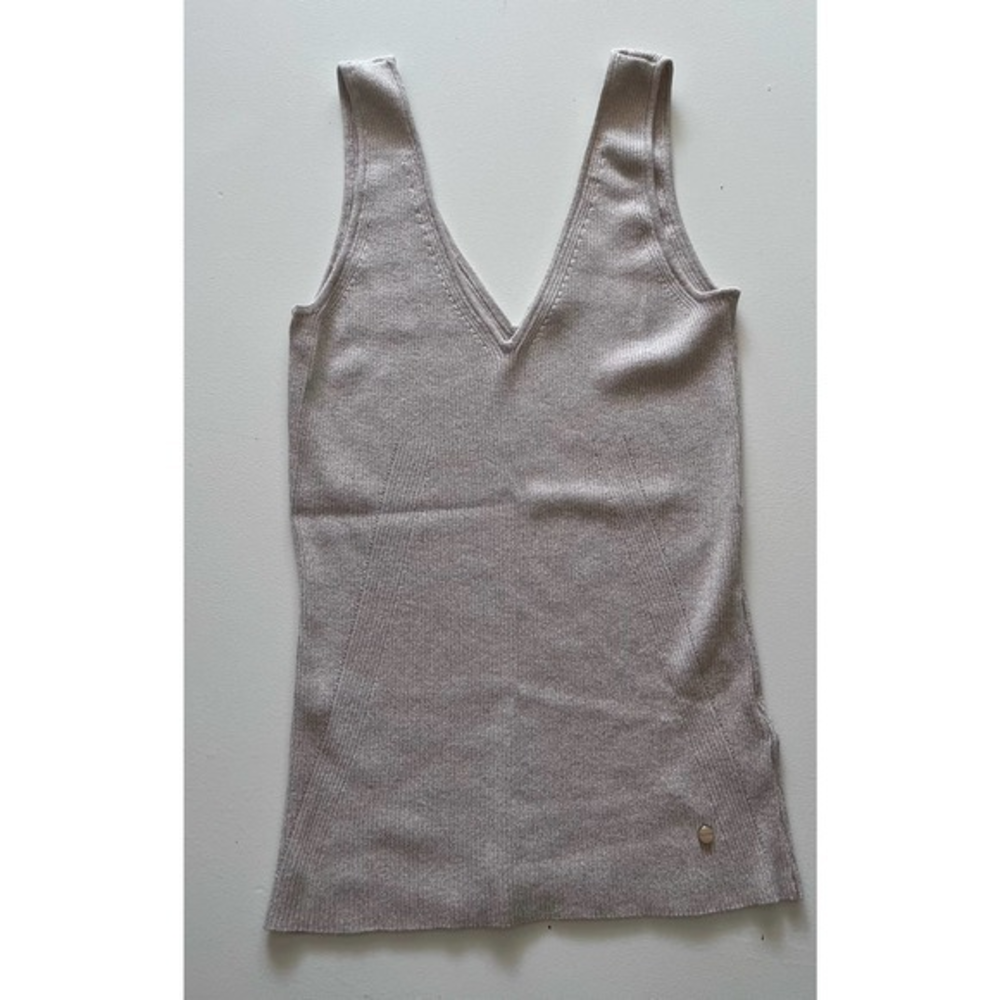 Ted Baker Metallic Gold Tank,‎ US Size 6, EUC